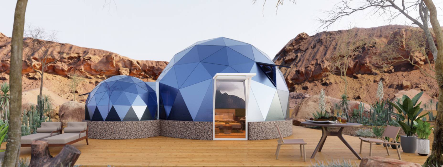 谢通门县球形智能光伏玻璃星空房